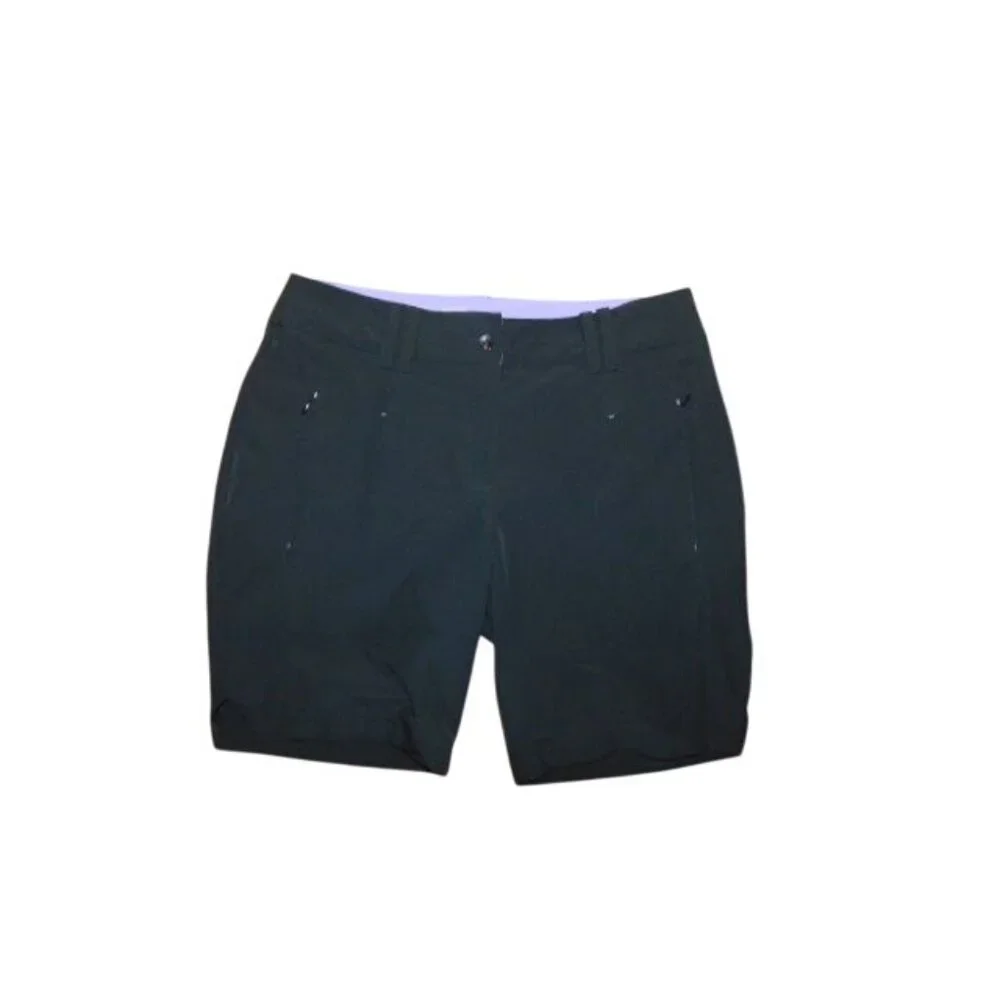 Antigua Golf Size 8 Black Desert dry Xtra-Lite activewear Shorts - Picture 1 of 2